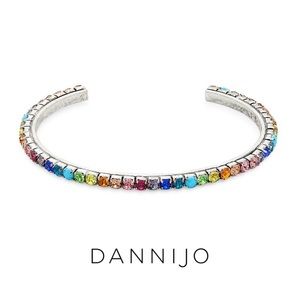 DANNIJO Crystal Rain Cuff Bracelet NWT